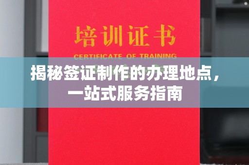 大化揭秘签证制作的办理地点，一站式服务指南
