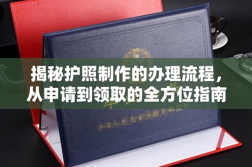 大化揭秘护照制作的办理流程，从申请到领取的全方位指南