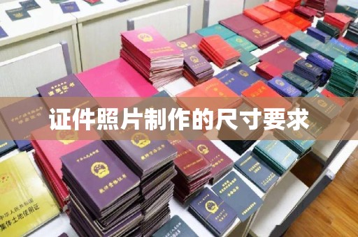 大化证件照片制作的尺寸要求