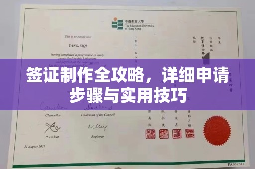 大化签证制作全攻略，详细申请步骤与实用技巧