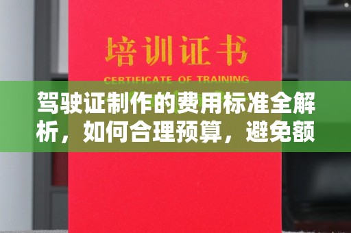 大化驾驶证制作的费用标准全解析，如何合理预算，避免额外支出